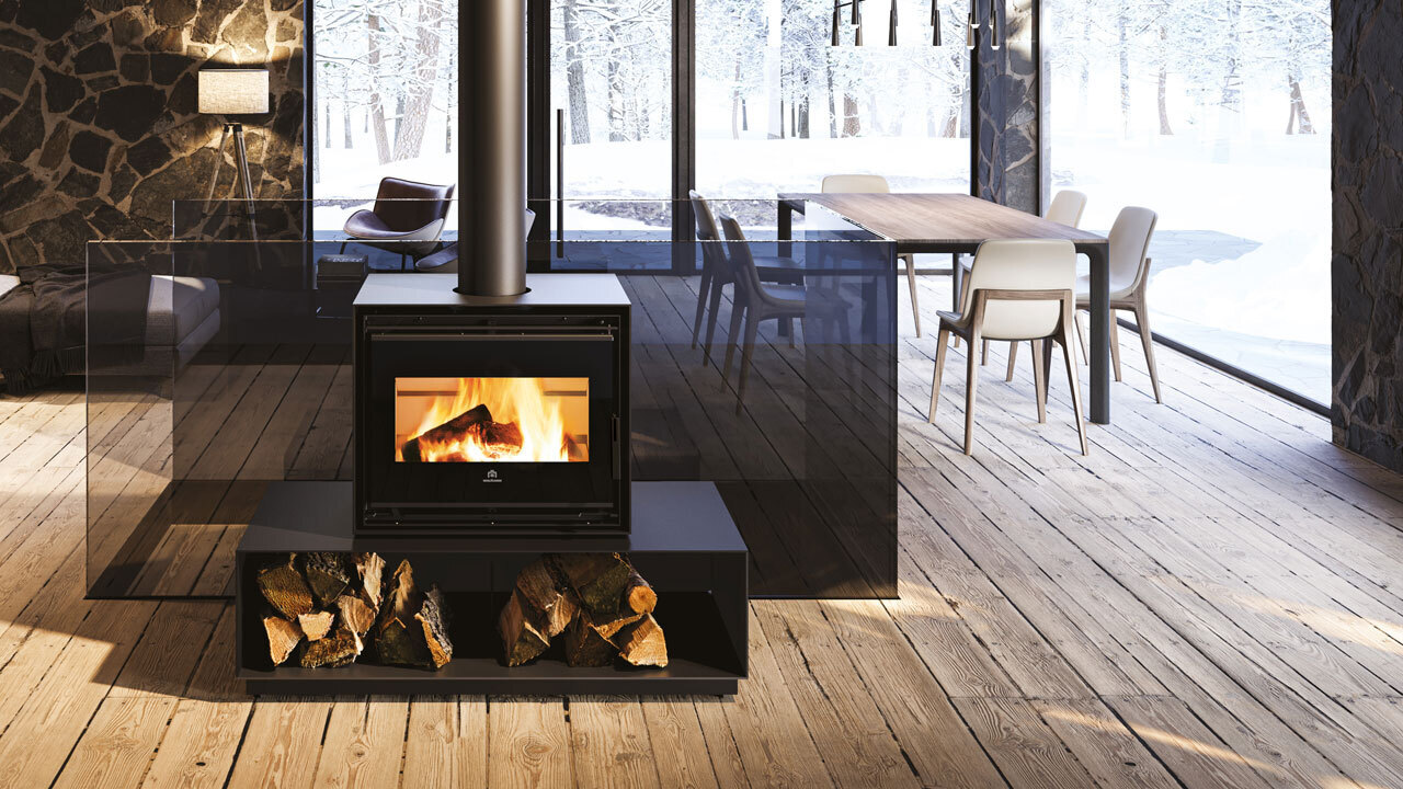 edilkamin umbertide wood stove bench